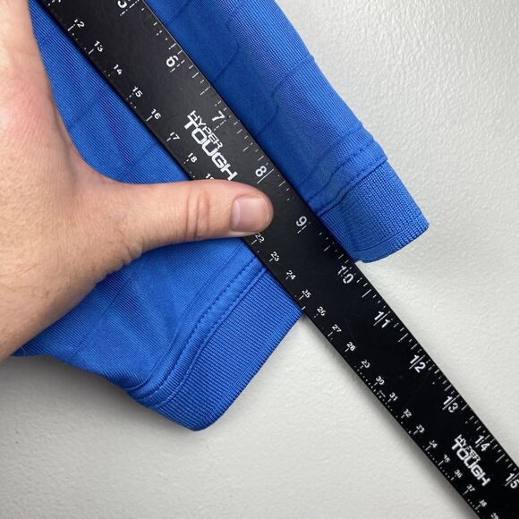 Brooks Brothers Polo Shirt Mens Medium Blue Performance 1818 Stretch Golf Casual - Picture 9 of 10